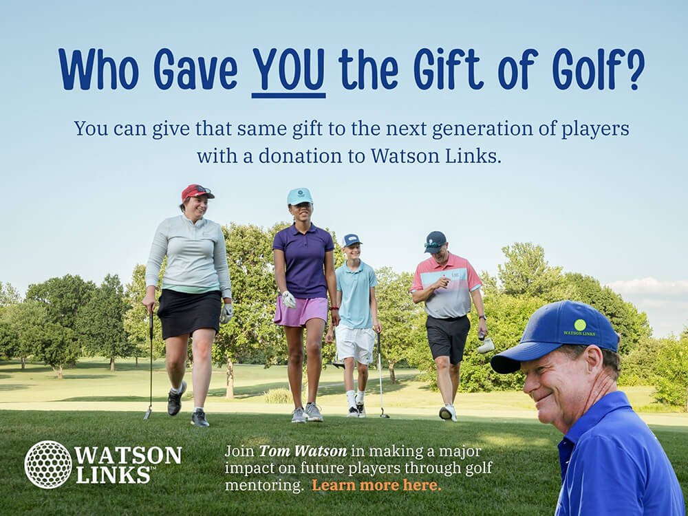 You can give that same gift to the next generation of players with a donation to Watson Links.